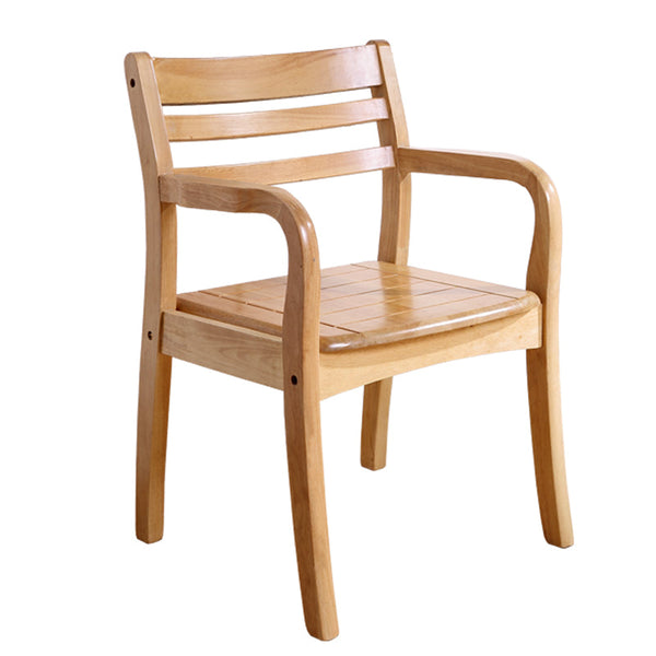 帶扶手橡膠木實木餐椅 YF-2005 (兩張起訂）