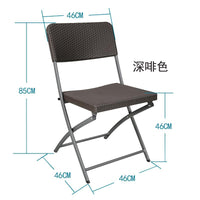 仿藤編塑膠摺椅 YCD-61 (兩張起訂）